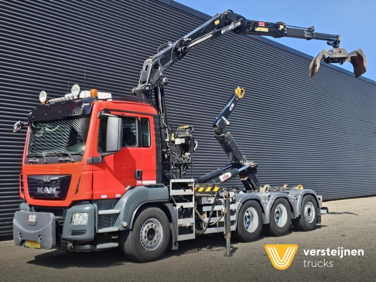 MAN TGS 35.400 8X4-4 BL / Z CRANE + HOOKLIFT